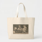 Schattig paaskonijn grote tote bag (Voorkant)