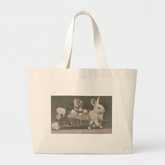 Schattig  paaskonijn grote tote bag (Voorkant)