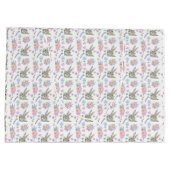 Schattig paaspasteuze lentestempel — wit groot cadeauzakje (Achterkant)