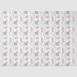 Schattig paaspasteuze lentestempel — wit tissuepapier