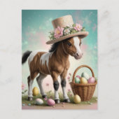 Schattig paasveulen briefkaart (Voorkant)