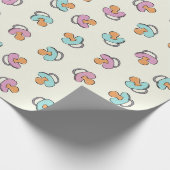 Schattig Pacifier Gender Reopenbaart Baby shower Cadeaupapier (Hoek)