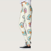 Schattig Pacifier Gender Reopenbaart Baby shower Leggings (Links)