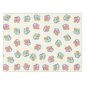 Schattig Pacifier Gender Reopenbaart Baby shower Tafelkleed (Voorkant (Horizontaal))