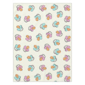 Schattig Pacifier Gender Reopenbaart Baby shower Tafelkleed (Voorkant)