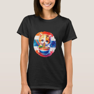 Schattig Pad Thai Kitten Thailand Liefde Kat Noede T-shirt