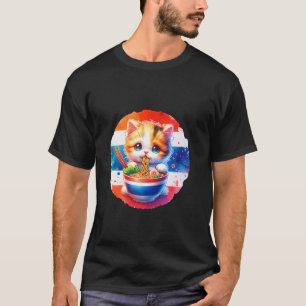 Schattig Pad Thai Kitten Thailand Liefde Kat Noede T-shirt