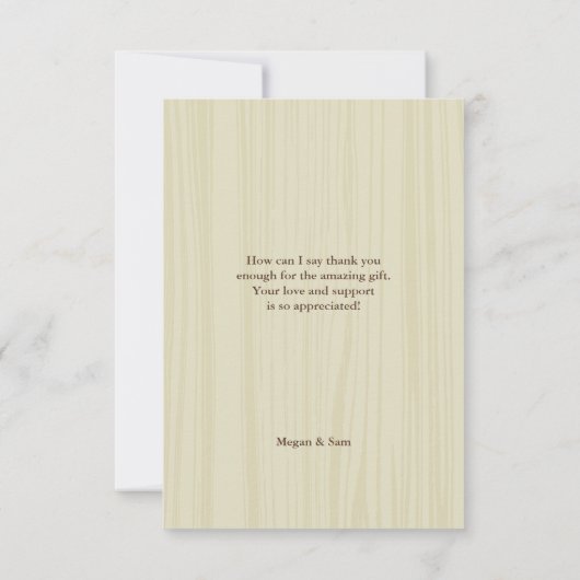 Schattig paddenstoel Baby shower dank u Bedankkaart (Achterkant)