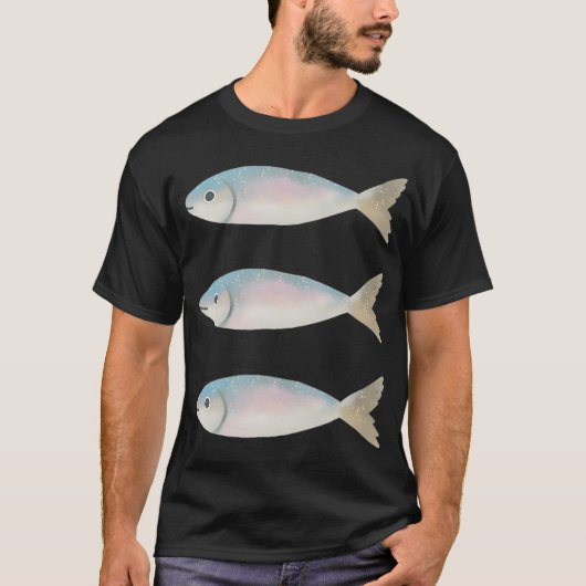 Schattig pak sardines t-shirt (Voorkant)
