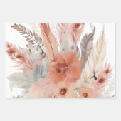 Schattig Pampas gras Inpakpapier Vel (Voorkant 3)