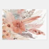 Schattig Pampas gras Inpakpapier Vel (Voorkant 2)