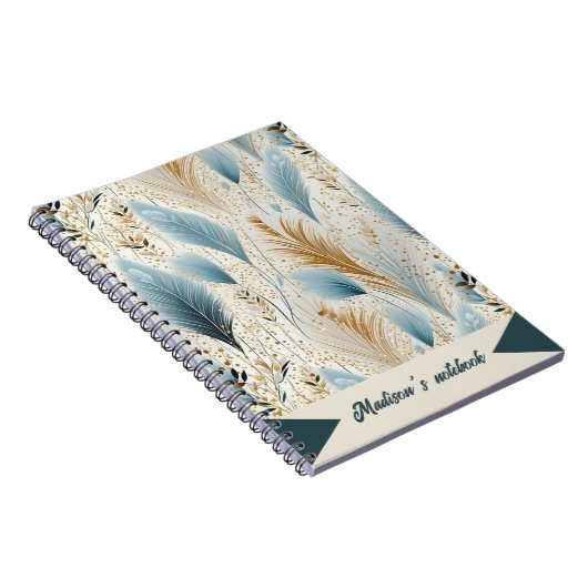 Schattig pampasgras notitieboek (Rechterzijde)