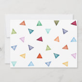 Schattig Panda & Balloons Baby shower Kaart (Achterkant)