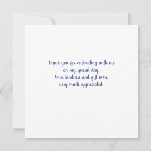 Schattig Panda Beer Bedankkaart (Achterkant)