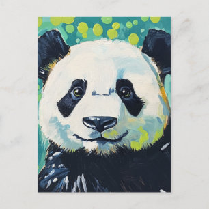 Schattig Panda Beer Briefkaart
