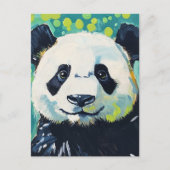 Schattig Panda Beer Briefkaart (Voorkant)