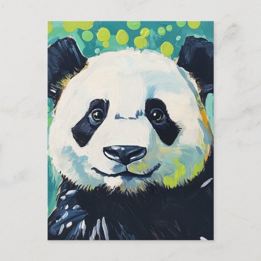 Schattig Panda Beer Briefkaart (Voorkant)