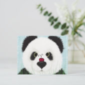 Schattig Panda Beer Briefkaart (Staand voorkant)