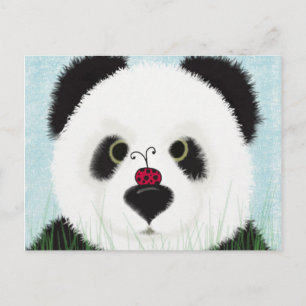 Schattig Panda Beer Briefkaart
