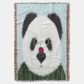 Schattig Panda Beer Deken (Voorkant Verticaal)
