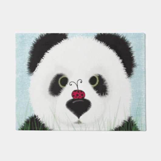 Schattig Panda Beer Deurmat (Voorkant)