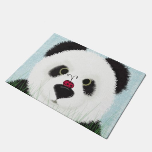 Schattig Panda Beer Deurmat (Schuin)