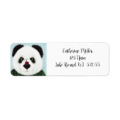 Schattig Panda Beer Etiket (Voorkant)
