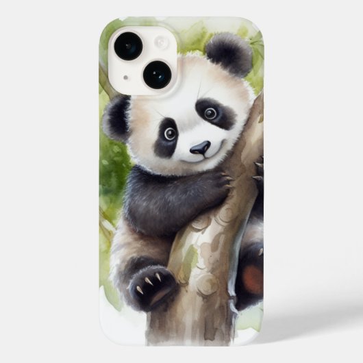 Schattig panda Beer in tree Case-Mate iPhone Case (Achterkant)