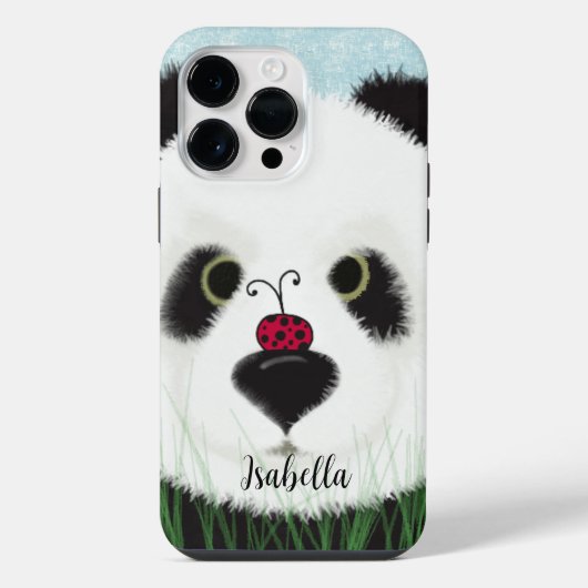 Schattig Panda Beer iPhone Hoesje (Achterkant)