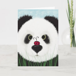 Schattig Panda Beer Kaart