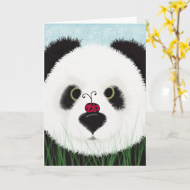 Schattig Panda Beer Kaart