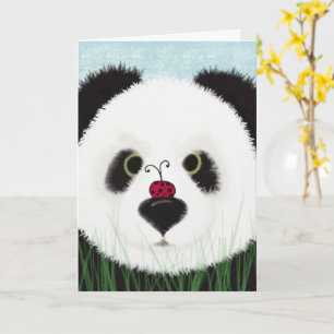 Schattig Panda Beer Kaart