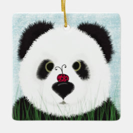 Schattig Panda Beer Keramisch Ornament