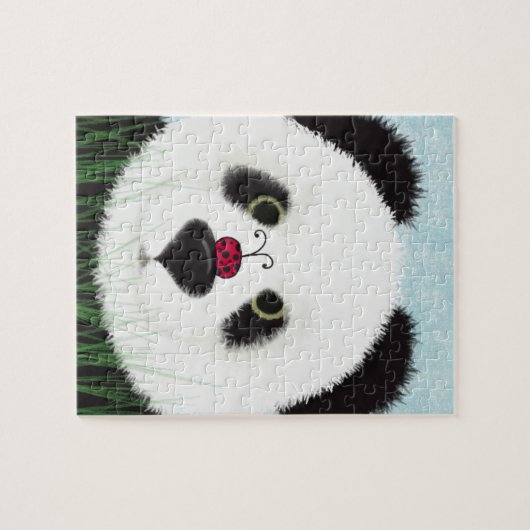Schattig Panda Beer Legpuzzel (Horizontaal)