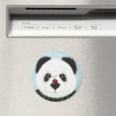 Schattig Panda Beer Magneet (Insitu (Vaatwasser))