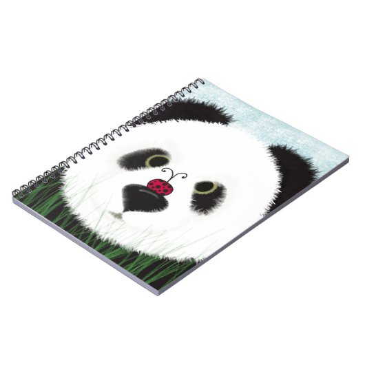Schattig Panda Beer Notitieboek (Linkerzijde)