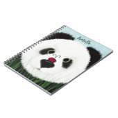 Schattig Panda Beer Notitieboek (Linkerzijde)