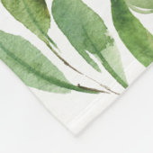 Schattig Panda Beer roze bloemengroen Fleece Deken (Hoek)