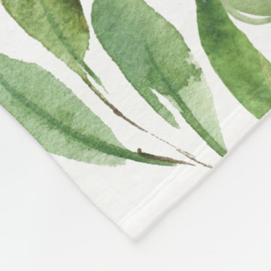 Schattig Panda Beer roze bloemengroen Fleece Deken (Hoek)