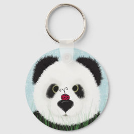 Schattig Panda Beer schilderen Sleutelhanger