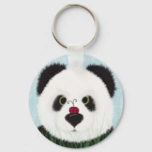 Schattig Panda Beer schilderen Sleutelhanger