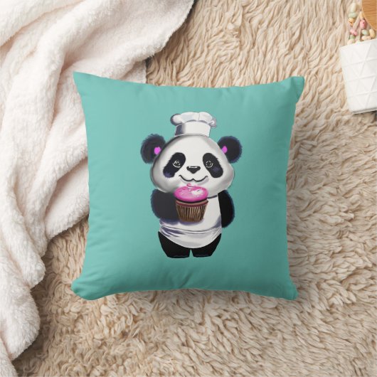 Schattig Panda Beer Sierkussen (Deken)