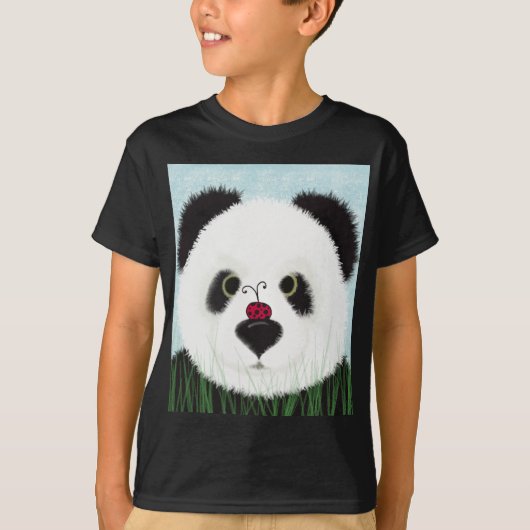 Schattig Panda Beer T-shirt (Voorkant)