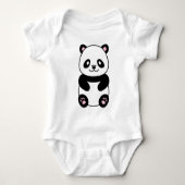SCHATTIG PANDA BEER (VOOR- EN ACHTERKANT) ROMPER (Voorkant)