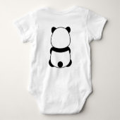 SCHATTIG PANDA BEER (VOOR- EN ACHTERKANT) ROMPER (Achterkant)