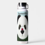 Schattig Panda Beer Waterfles (Achterkant)