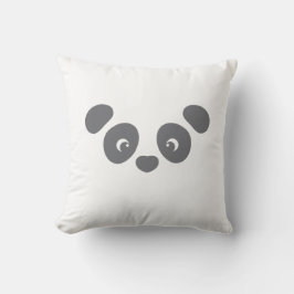 Schattig panda gezicht kussen