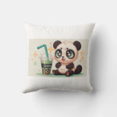 schattig panda kussen (Achterkant)
