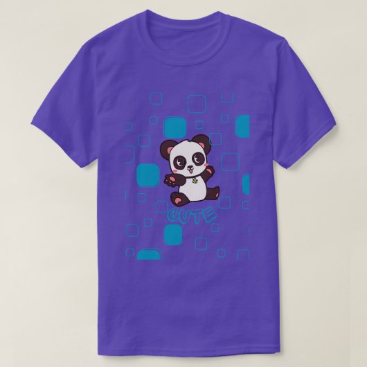 schattig panda-ontwerp t-shirt (Design voorkant)