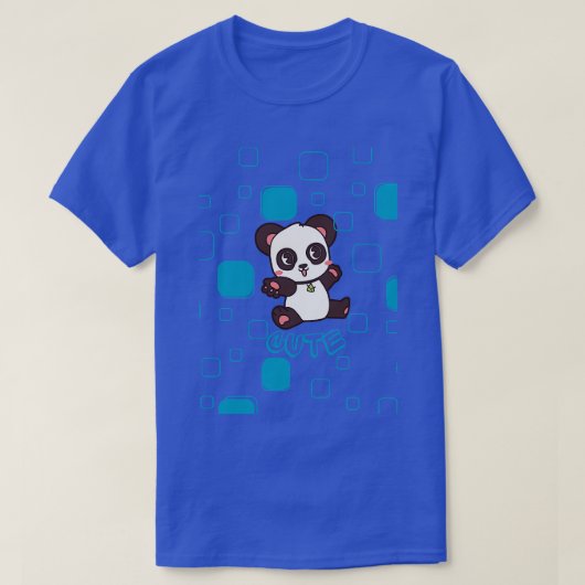 schattig panda-ontwerp t-shirt (Design voorkant)